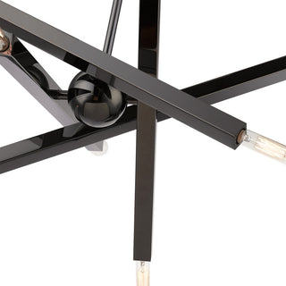 Livex Lighting Monaco 8-Light Black Chrome Chandelier