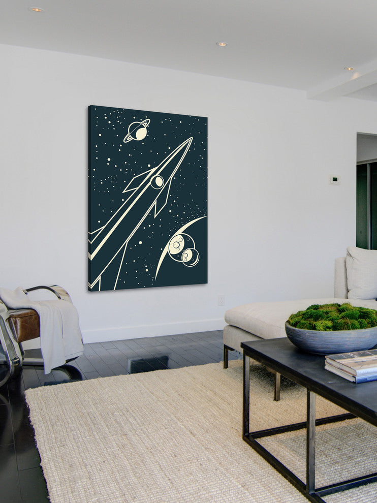 "Deep Space" Painting Print on Canvas