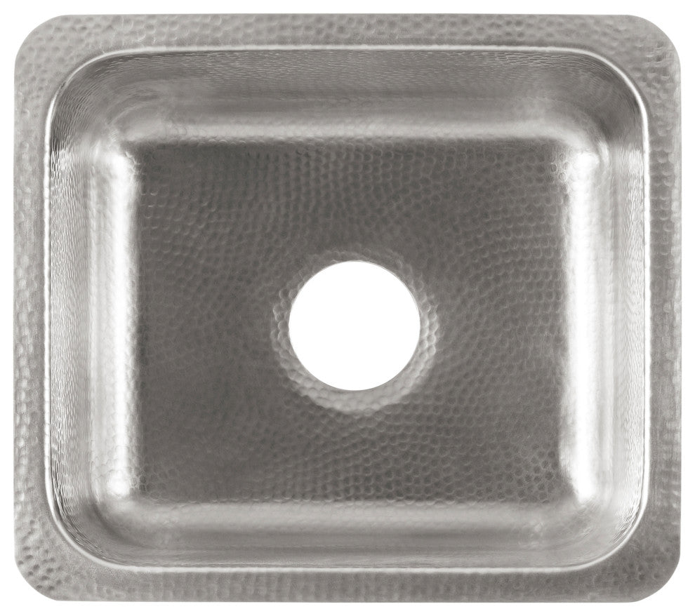 Orwell Stainless Steel 17" Single Bowl Undermount Kitchen Sink, Brushed Stainless Steel