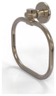 Continental Towel Ring With Twist Accents, Antique Pewter