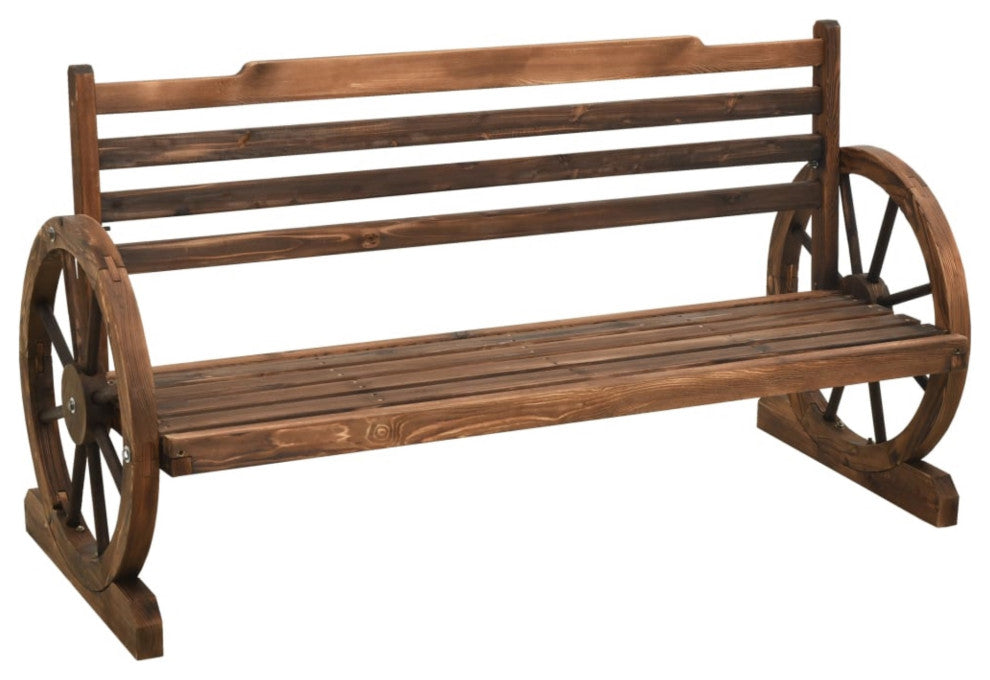 Vidaxl Garden Bench 55.9" Solid Firwood