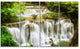 "Green Huymea Kamin Waterfall" Canvas Photo Print, 4 Panels, 48"x28"