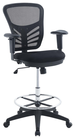 Black Articulate Drafting Chair