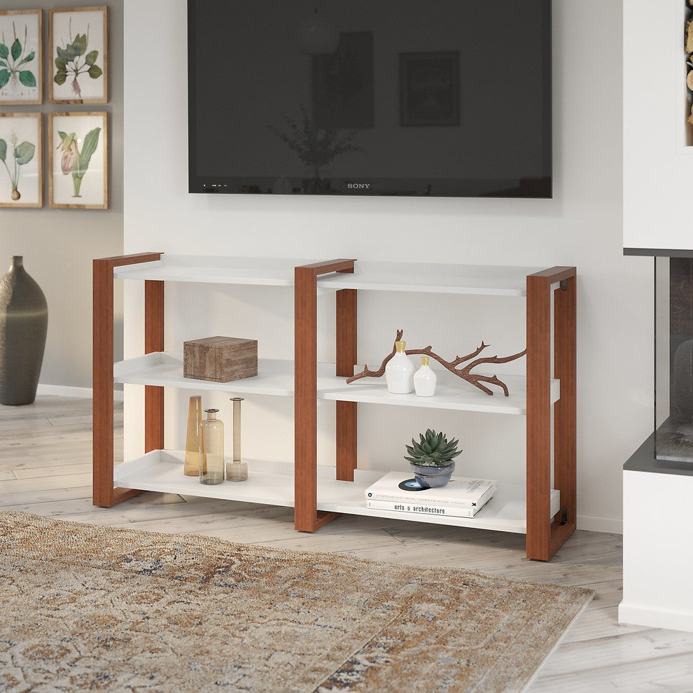 Voss Console Table With Shelves