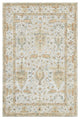 Ox Bay Vin Mel Abstract Hand-Tufted Area Rug, Silver/Tan, 5' x 7'9"