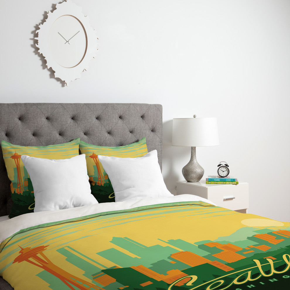 Deny Designs Anderson Design Group Seattle Duvet Cover - Lightweight