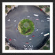 "Traffic Confusion" Framed Painting Print by Karolis Janulis