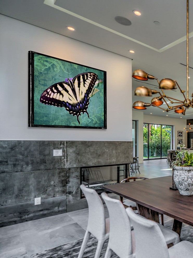 "Sparkling Tiger Swallowtail" Print on Canvas by Robertson