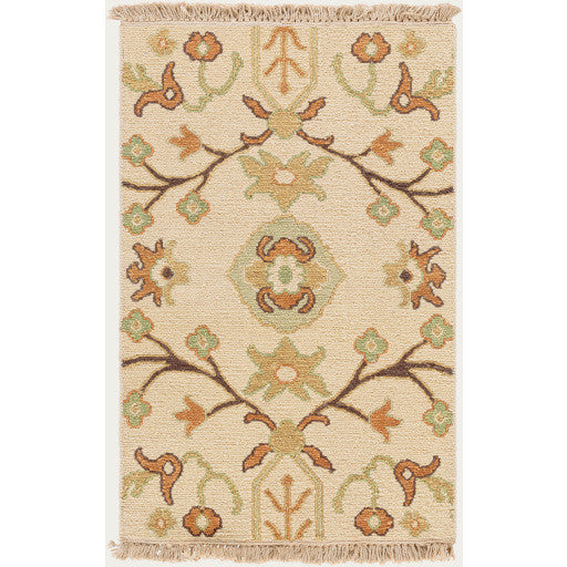 Surya Sonoma SNM-9002 10'x14' Rug, Tan/Dark Brown/Burnt Orange/Ivory/Olive