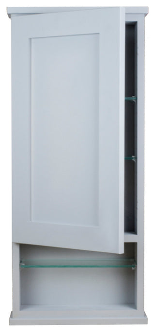 42" Orpheus  On the wall Cabinet with 12" open shelf 2.5" deep
