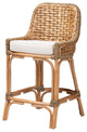 Zoey Modern Bohemian Collection, Counter Stool With Cushion