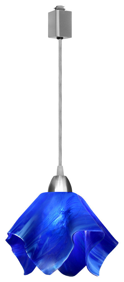 Jezebel Radiance Flame Track Light, Small, Cobalt Blue