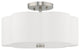 Livex Lighting Brushed Nickel 3-Light Ceiling Mount