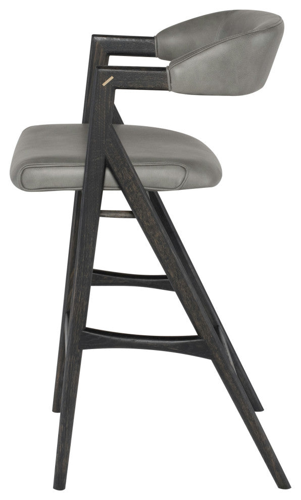Anita Dove Leather Counter Stool