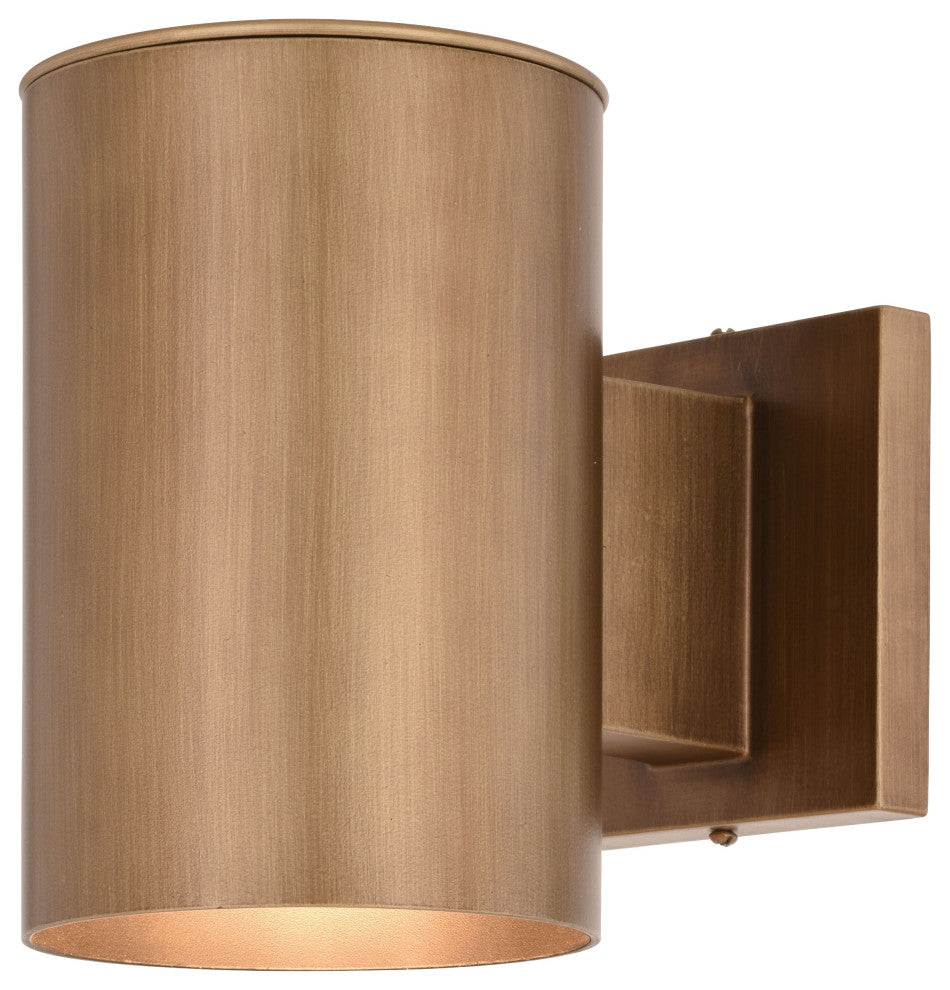 Chiasso 7.25"H Outdoor Wall Light Warm Brass