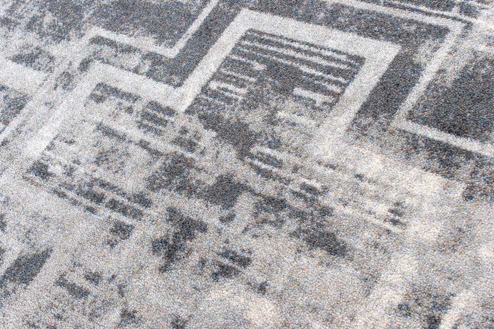 Distressed Bounty, Gray, 4'x5'