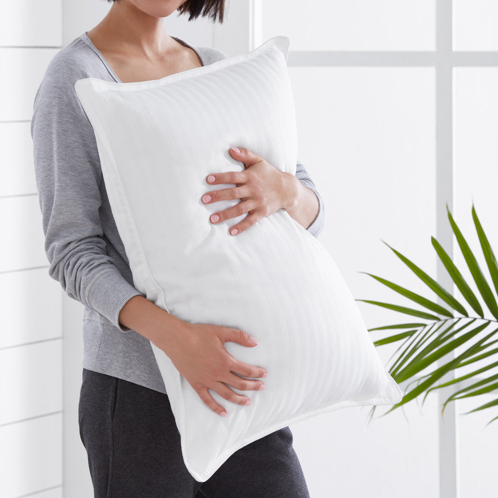 Bare Home Plush Down Alternative Pillows, Standard, Set of 4