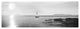"Evening Sail Black and White" Digital Paper Print by Sue Schlabach, 74"x26"