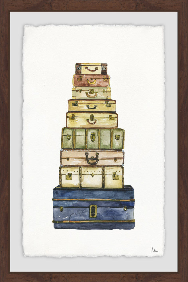 "When I'm Abroad" Framed Painting Print, 20"x30"