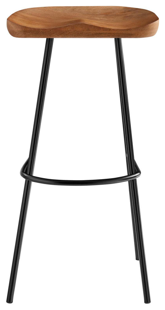 Concord Backless Wood Bar Stools - Set of 2