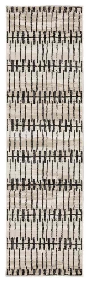 Oriental Weavers Raylan RAY11 Geometric Rug, Ivory, 3'3"x5'