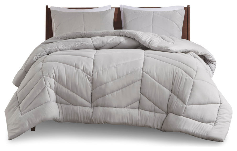 Intelligent Design Remy Quilted Chevron Comforter Set