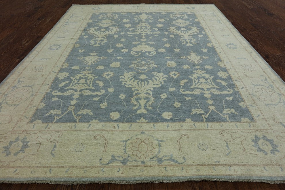 8'x10' Oriental Peshawar Hand Knotted Area Rug, MC554