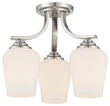 Minka Lavery Shyloh 3 Light Chandelier / Semi Flush
