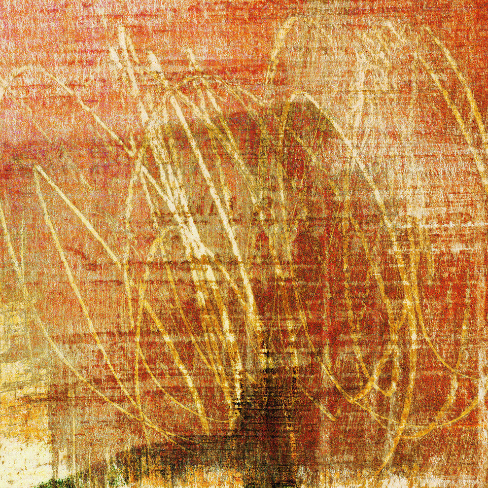 "Analog II" Painting Print on Canvas by Aryai