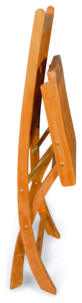 Teak Folding Rockport Chair Without Arms, Set of 2