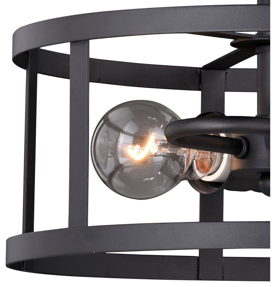 Akron 12" Semi-Flush Mount Oil Rubbed Bronze