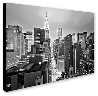 'New York Skyline 2' Canvas Art by Preston