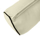 Style5 Twin-XL Contrast Pipe Trim Bolster Pillow Outdoor Slip Cover ONLY AD005