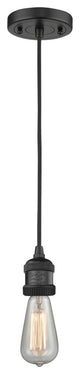 INNOVATIONS LIGHTING 201C-BK Bare Bulb 1 Light Mini Pendant