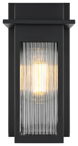 Home Living 5" Outdoor Wall Sconce, Black