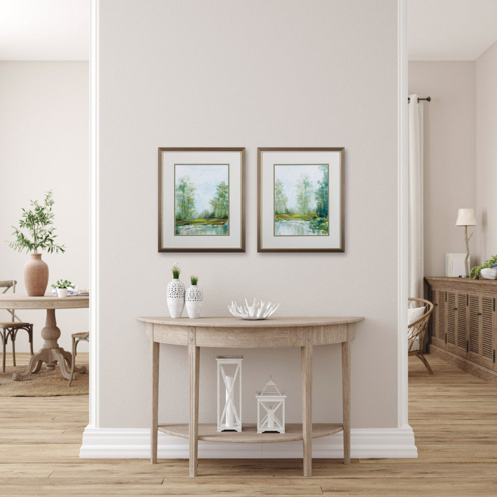 Jade Forest Wall Art, 2-Piece Set