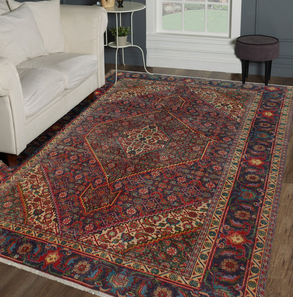 Semi-Antique Cemil Rust Rug