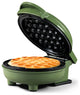 Personal Non-Stick Waffle Maker, Black - 4-inch Waffles in Minutes., Green