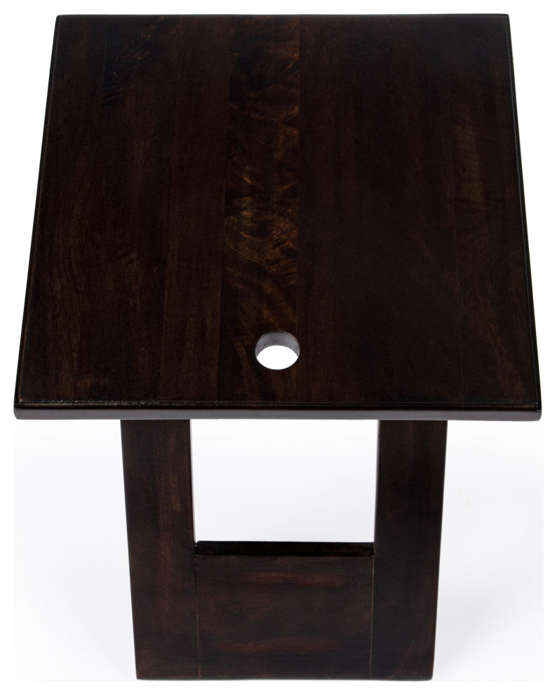 Hammond Table, White, Brown