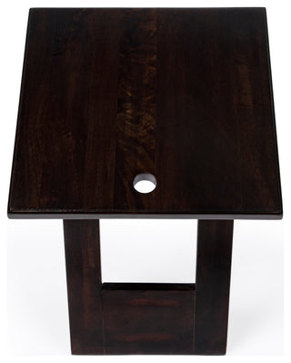 Hammond Table, White, Brown