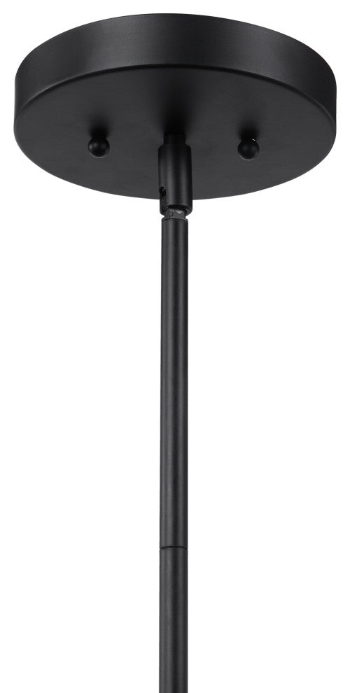 Uttermost Holgate 1-Light Black Pendant, 22179