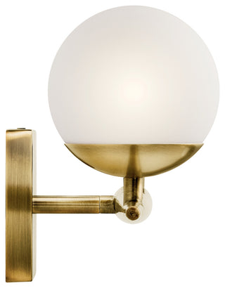 Bath 4-Light Halogen, Natural Brass