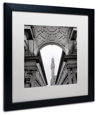 Alan Blaustein 'Firenze II' Art, Black Frame, White Mat, 16x16