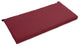 45"X19" Solid Outdoor Spun Polyester Loveseat Cushion, Merlot