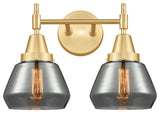 Innovations 447-2W-SG-G173 2-Light Bath Vanity Light, Satin Gold