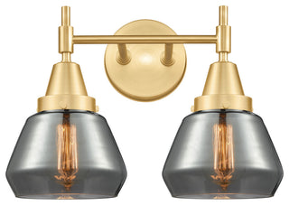 Innovations 447-2W-SG-G173 2-Light Bath Vanity Light, Satin Gold
