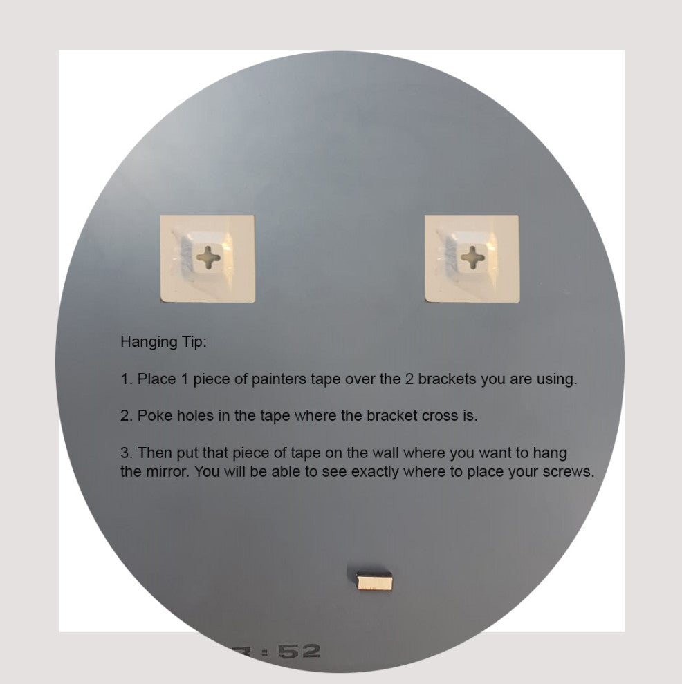27 in. Single Round Ridge Frameless Wall Mirror with Engraved Edge
