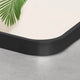 Rita Arch Metal Framed Wall Bathroom Vanity Mirror, Black, 19.6" X 31.5"