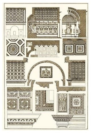Roman Barrel-Vaults - Fine Art Giclee Print 24" x 36"