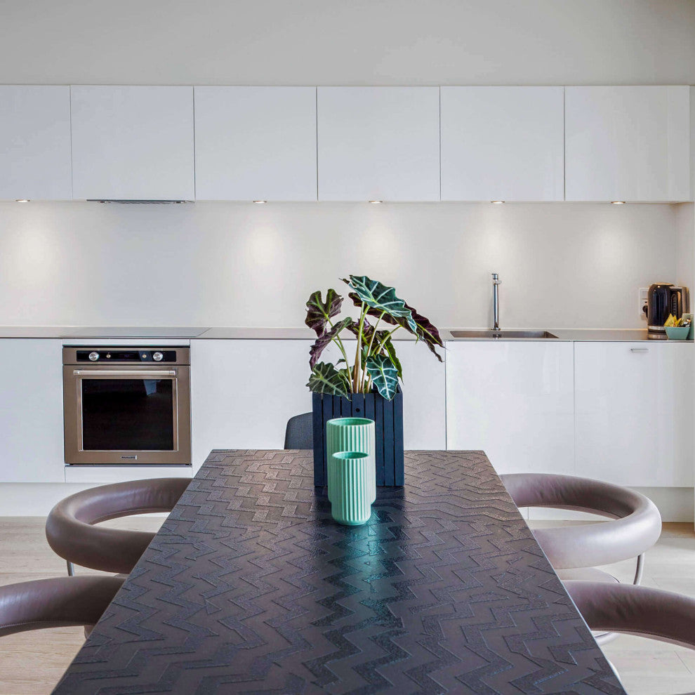 Kit of 3 Ultra Slim Round Under Cabinet LED Puck Lights, Black